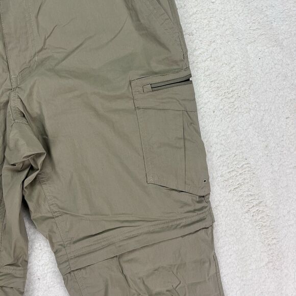CQR‎ Pants Mens Convertible Cargo Lightweight Utility Pant 32x32 Tan - Picture 3 of 8